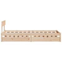 Bedframe zonder matras massief grenenhout 90x200 cm - thumbnail