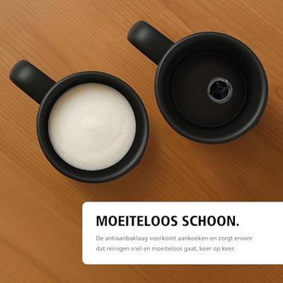 Brabantia BBEK1048 Melkopschuimer Zwart