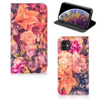 Apple iPhone 11 Smart Cover Bosje Bloemen - thumbnail
