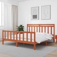 Bedframe 2 pcs Wasbruin 180 x 200 cm Massief grenenhout - thumbnail