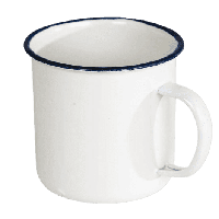 Bo-Camp Kroes Emaille Kop - thumbnail