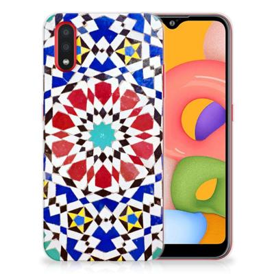 Samsung Galaxy A01 | TPU | Siliconen hoesje | Mozaïek