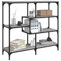 Wandtafel 103x32x95 cm bewerkt hout grijs sonoma eikenkleurig - thumbnail