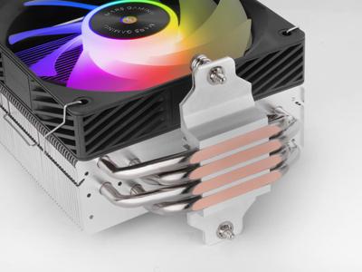 Mars Gaming MCPU-X4ARGB Processor Luchtkoeler 12 cm Zwart 1 stuk(s) - thumbnail