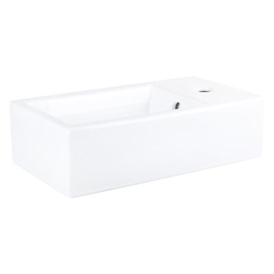 Differnz Force Fontein 40x22x11.5cm 1 kraangat Rechthoek Keramiek Wit 38.005.31 Differnz Force Fontein 40x22x11.5cm 1 kraangat Rechthoek Keramiek Wit 38.005.31