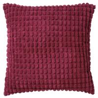 Dutch Decor - ROME - Kussenhoes 45x45 cm - 100% polyester - effen kleur - Red Plum - donkerroze - thumbnail
