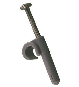 Mepac plugclip schroef 8/10mm grijs