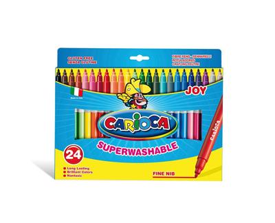 Carioca viltstift Superwashable Joy, 24 stiften in een kartonnen etui