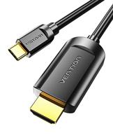 HDMI-Kabel Vention CGUBH 2 m Zwart Gouden - thumbnail