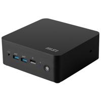 MSI Cubi NUC Barebone Desktop, Intel Core 3-100U, 2x DDR5-slot (tot 64 GB), TPM 2.0, WiFi 6E, 3 jaar vroegtijdige vervanging (1MG-009BUS) - thumbnail