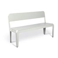 Weltevree Bended tuinbank met rugleuning Agate Gray - thumbnail
