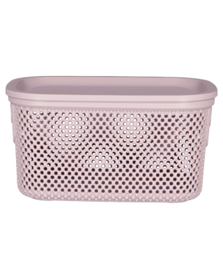 Opbergdoos met deksel - Paars