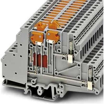 Phoenix Contact 3024478 Doorgangsserieklem 6.2 mm Schroeven Grijs 50 stuk(s)