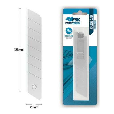 Snijmes Ferrestock 25 mm (10 uds)