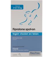 Flea Free Spot-On Hond 2-10 kg 3 pipetten - thumbnail
