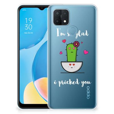 OPPO A15 Telefoonhoesje met Naam Cactus Glad