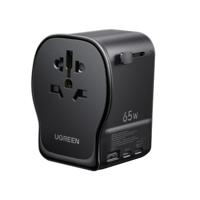 UGREEN S550 65W Universal Travel Adapter Reislader 65 W USB-C, USB-A QC 4+ Zwart, Grijs GaN - thumbnail