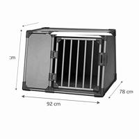 TRIXIE VERVOERSBOX ALUMINIUM GRAFIET M 74X55X61 CM - thumbnail