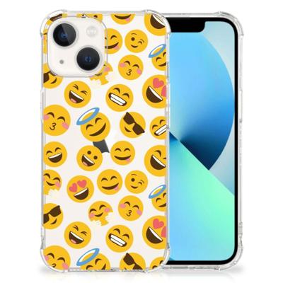 iPhone 13 Doorzichtige Silicone Hoesje Emoji iPhone 13 Doorzichtige Silicone Hoesje Emoji