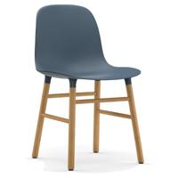 Normann Copenhagen Form eetkamerstoel Blue vierpoot eikenhout - thumbnail