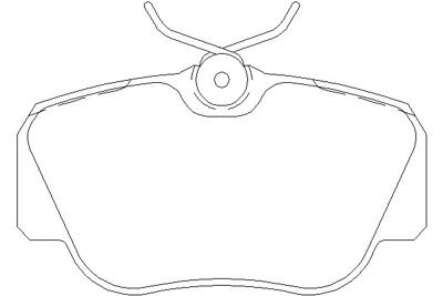 Remblokken set 2105503