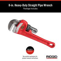 Ridgid pijpentang no.8 - 1" - thumbnail