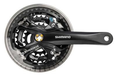 Shimano crankstel 7/8 speed acera fc-m361 met 175mm crankarm 42 x 32 x 22t zwart