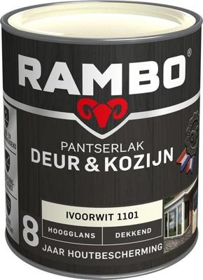 Rambo Pantserlak Deur & Kozijn Hoogglans Dekkend - Ivoorwit