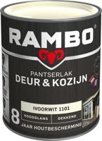 Rambo Pantserlak Deur & Kozijn Hoogglans Dekkend - Ivoorwit - thumbnail