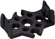 WAGO 770-625 Montageplaat Zwart 25 stuk(s) - thumbnail