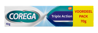 Corega Kleefcrème Triple Action Voordeel Pack Corega Kleefcrème Triple Action Voordeel Pack