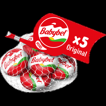 Mini Babybel Jonge 45+ kaas tussendoortje 20 g x 5 bij Jumbo Mini Babybel Jonge 45+ kaas tussendoortje 20 g x 5 bij Jumbo