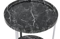 Bijzettafel DKD Home Decor Zwart Hout MDF 40 x 40 x 53 cm - thumbnail