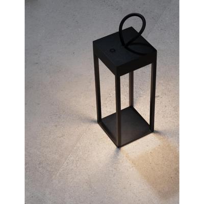 Lyora Zwarte tafellampLucia oplaadbaar - 9176104