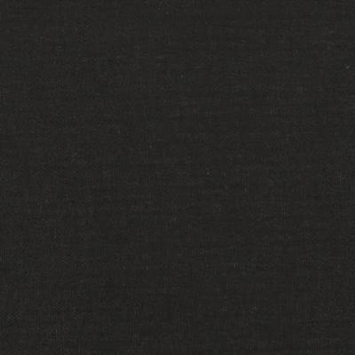 Tweezitsbank met sierkussens 140 cm stof zwart