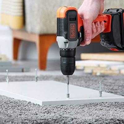 BLACK+DECKER BCD001E2K Accuboormachine | 18V | Inclusief 2x2,5Ah accu en lader | In koffer - BCD001E2K-QW