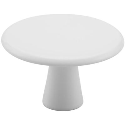 Knop rond 35mm + bout m4 wit Knop rond 35mm + bout m4 wit