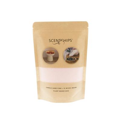 Kaarsenzand 250 Gram Roze Incl. 30 Losse Lontjes - Scentchips