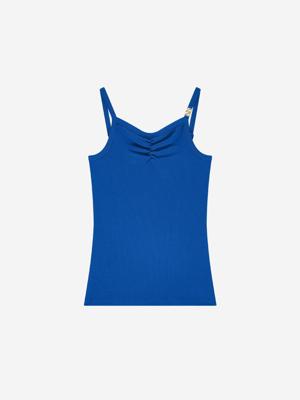 Nik&Nik zomer top meisjes - blauw, rib - Luuna