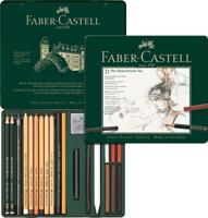 Faber Castell FC-112976 Pitt Monochrome Set Faber-Castell 21-delig Medium - thumbnail
