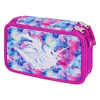 Baagl Luxe Etui - Pennenzak Unicorn 2-ritsen - thumbnail