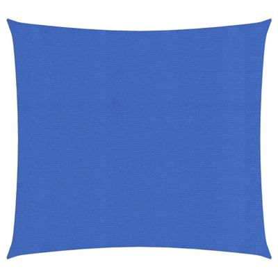 VidaXL Zonnezeil 160 g/m² 2x2 m hdpe blauw