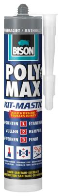 Polymax seal antraciet 280ml Bison - Bison