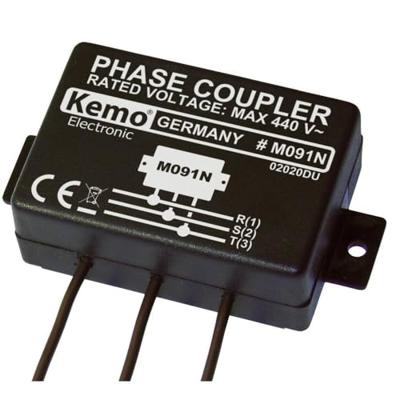 Kemo Powerline M091N Fasekoppeling Module Ingangsspanning (bereik): 400 V/AC (max.) Kemo Powerline M091N Fasekoppeling Module Ingangsspanning (bereik): 400 V/AC (max.)