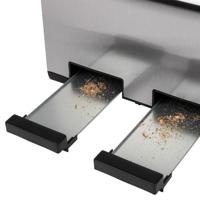 ProfiCook PC-TA 1073 4 snede(n) 1260 W Zwart, Roestvrijstaal - thumbnail