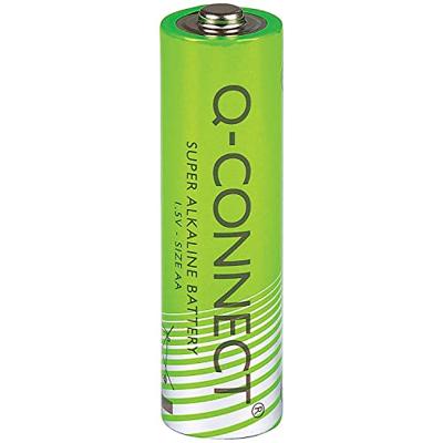 Q-CONNECT batterij, alkaline, AA, blister van 4 stuks