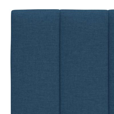 Bedframe zonder matras "Hanko" 120x200 cm stof blauw