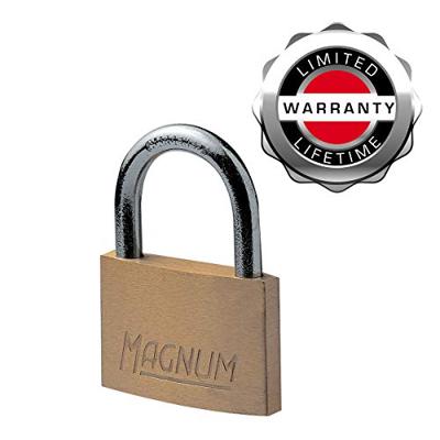 Masterlock 20mm solid brass padlock steel shackle - CAD20 - thumbnail