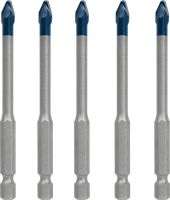 Bosch Accessoires EXPERT Dakpanborenset HEX-9 | HardCeramic | 5-delig | 6mm - 2608902316 - thumbnail