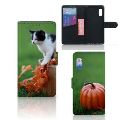 Samsung Xcover Pro | Telefoonhoesje | Met pasjeshouder | Kitten